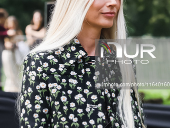 Kirsty Hume attends the Gucci Fashion Show during the Milan Womenswear Spring/Summer 2025 in Milan, Italy, on September 27, 2024 (