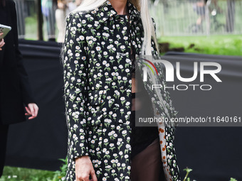 Kirsty Hume attends the Gucci Fashion Show during the Milan Womenswear Spring/Summer 2025 in Milan, Italy, on September 27, 2024 (