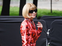 Anna Wintour attends the Gucci Fashion Show during the Milan Womenswear Spring/Summer 2025 in Milan, Italy, on September 27, 2024 (