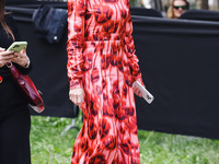 Anna Wintour attends the Gucci Fashion Show during the Milan Womenswear Spring/Summer 2025 in Milan, Italy, on September 27, 2024 (