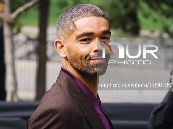 Kingsley Ben-Adir attends the Gucci Fashion Show during the Milan Womenswear Spring/Summer 2025 in Milan, Italy, on September 27, 2024 (