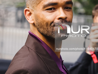 Kingsley Ben-Adir attends the Gucci Fashion Show during the Milan Womenswear Spring/Summer 2025 in Milan, Italy, on September 27, 2024 (