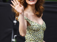 Jessica Chastain attends the Gucci Fashion Show during the Milan Womenswear Spring/Summer 2025 in Milan, Italy, on September 27, 2024 (