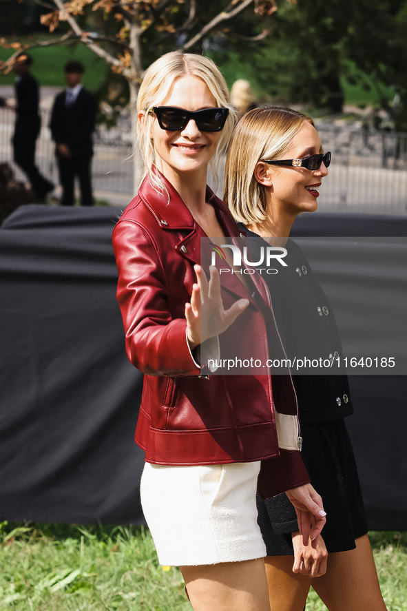 Poppy Delevingne attends the Gucci Fashion Show during the Milan Womenswear Spring/Summer 2025 in Milan, Italy, on September 27, 2024 