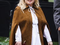 Nicola Coughlan attends the Gucci Fashion Show during the Milan Womenswear Spring/Summer 2025 in Milan, Italy, on September 27, 2024. (