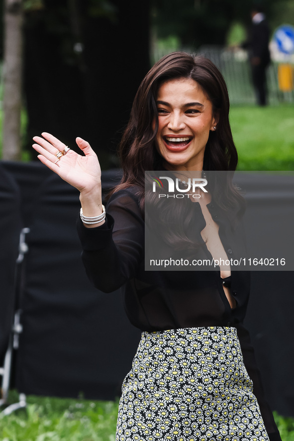 Anne Curtis attends the Gucci Fashion Show during the Milan Womenswear Spring/Summer 2025 in Milan, Italy, on September 27, 2024 