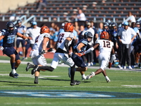 Columbia Lions running back Joey Giorgi #25 tries to find a hole during the NCAA football game against the Princeton Tigers at Robert K. Kra...