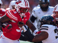 Wisconsin Badgers running back Tawee Walker #3 runs in a touchdown against the Purdue Boilermakers at Camp Randall Stadium in Madison, Wisco...