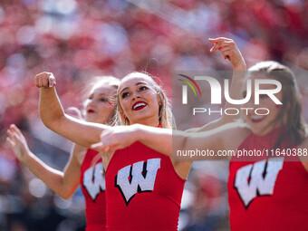 The Wisconsin Badgers play against the Purdue Boilermakers at Camp Randall Stadium in Madison, Wisconsin, on October 5, 2024. (