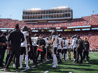 The Wisconsin Badgers play against the Purdue Boilermakers at Camp Randall Stadium in Madison, Wisconsin, on October 5, 2024. (