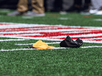 The Wisconsin Badgers play against the Purdue Boilermakers at Camp Randall Stadium in Madison, Wisconsin, on October 5, 2024. (