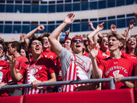 The Wisconsin Badgers play against the Purdue Boilermakers at Camp Randall Stadium in Madison, Wisconsin, on October 5, 2024. (