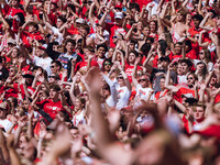 The Wisconsin Badgers play against the Purdue Boilermakers at Camp Randall Stadium in Madison, Wisconsin, on October 5, 2024. (