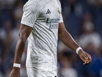 Aurelien Tchouameni of Real Madrid CF is seen during the La Liga EA Sports 2024/25 football match between Real Madrid CF and Villarreal CF a...