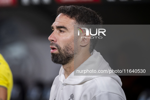 Daniel Carvajal of Real Madrid CF enters the field during the La Liga EA Sports 2024/25 football match between Real Madrid CF and Villarreal...