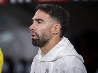 Daniel Carvajal of Real Madrid CF enters the field during the La Liga EA Sports 2024/25 football match between Real Madrid CF and Villarreal...