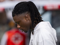 Eduardo Camavinga of Real Madrid CF enters the field during the La Liga EA Sports 2024/25 football match between Real Madrid CF and Villarre...