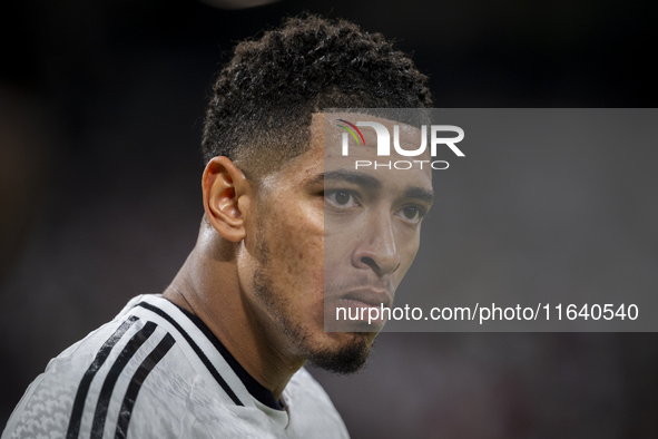 Jude Bellingham of Real Madrid CF is seen during the La Liga EA Sports 2024/25 football match between Real Madrid CF and Villarreal CF at Es...