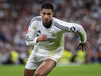 Jude Bellingham of Real Madrid CF runs during the La Liga EA Sports 2024/25 football match between Real Madrid CF and Villarreal CF at Estad...