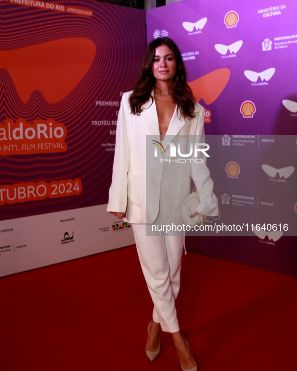 Actress Sophie Charlotte attends the pre-premiere of the film Virginia e Adelaide during the Rio 2024 Festival in Rio de Janeiro, Brazil, on...