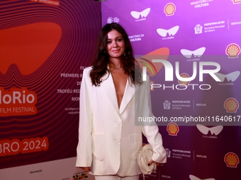 Actress Sophie Charlotte attends the pre-premiere of the film Virginia e Adelaide during the Rio 2024 Festival in Rio de Janeiro, Brazil, on...