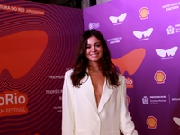 Actress Sophie Charlotte attends the pre-premiere of the film Virginia e Adelaide during the Rio 2024 Festival in Rio de Janeiro, Brazil, on...