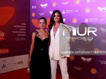 Actress Sophie Charlotte attends the pre-premiere of the film Virginia e Adelaide during the Rio 2024 Festival in Rio de Janeiro, Brazil, on...