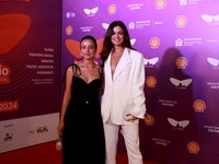 Actress Sophie Charlotte attends the pre-premiere of the film Virginia e Adelaide during the Rio 2024 Festival in Rio de Janeiro, Brazil, on...