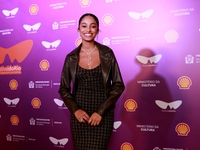 Actress Livia Silva attends the pre-premiere of the film Virginia e Adelaide during the Rio 2024 Festival in Rio de Janeiro, Brazil, on Octo...