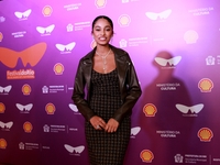 Actress Livia Silva attends the pre-premiere of the film Virginia e Adelaide during the Rio 2024 Festival in Rio de Janeiro, Brazil, on Octo...