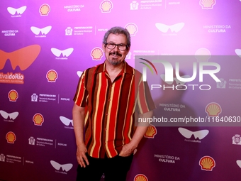 Actor Edmilson Barros attends the pre-premiere of the film Virginia e Adelaide during the Rio 2024 Festival in Rio de Janeiro, Brazil, on Oc...