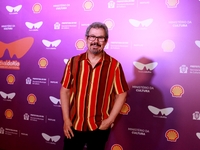 Actor Edmilson Barros attends the pre-premiere of the film Virginia e Adelaide during the Rio 2024 Festival in Rio de Janeiro, Brazil, on Oc...