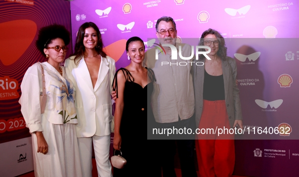 Filmmaker Yasmin Taina attends the pre-premiere of the film Virginia e Adelaide during the Rio 2024 Festival in Rio de Janeiro, Brazil, on O...