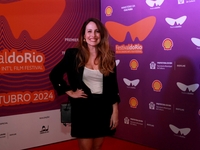 Celebrities are present during the pre-premiere of the film Virginia e Adelaide, held during the Rio 2024 Festival, in Rio de Janeiro, Brazi...