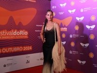 Actress Camila Pitanga attends the pre-premiere of the film Virginia e Adelaide during the Rio 2024 Festival in Rio de Janeiro, Brazil, on O...