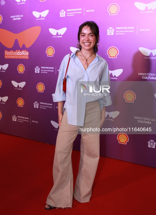 Actress Valentina Bandeira attends the pre-premiere of the film Virginia e Adelaide during the Rio 2024 Festival in Rio de Janeiro, Brazil,...