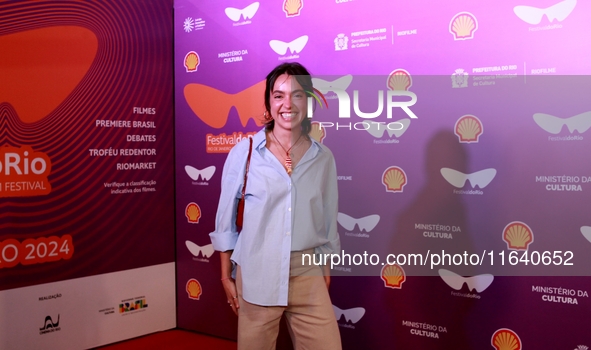 Actress Valentina Bandeira attends the pre-premiere of the film Virginia e Adelaide during the Rio 2024 Festival in Rio de Janeiro, Brazil,...