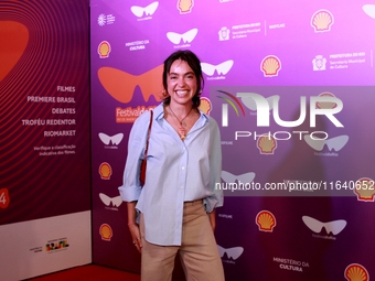 Actress Valentina Bandeira attends the pre-premiere of the film Virginia e Adelaide during the Rio 2024 Festival in Rio de Janeiro, Brazil,...