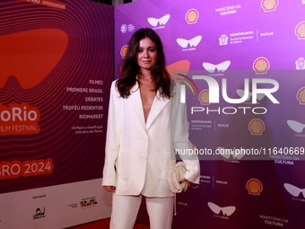 Actress Sophie Charlotte attends the pre-premiere of the film Virginia e Adelaide during the Rio 2024 Festival in Rio de Janeiro, Brazil, on...