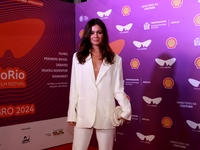 Actress Sophie Charlotte attends the pre-premiere of the film Virginia e Adelaide during the Rio 2024 Festival in Rio de Janeiro, Brazil, on...