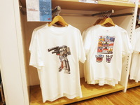 Transformers x UNIQLO co-branded custom T-shirts are displayed at the Uniqlo flagship store in Shanghai, China, on October 4, 2024. This yea...