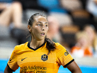 Houston Dash midfielder (15) Barbara Olivieri participates in a match between Houston Dash and Chicago Red Stars at Shell Energy Stadium in...