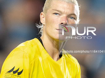 Houston Dash goalkeeper Jane Campbell (1) participates in a match between Houston Dash and Chicago Red Stars in Houston, Texas, on October 4...