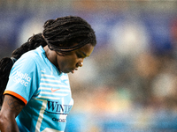 Chicago Red Stars forward Ludmila (14) participates in a match between Houston Dash and Chicago Red Stars at Shell Energy Stadium in Houston...