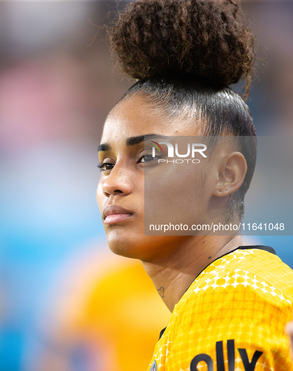 Houston Dash defender Tarciane Lima (3) participates in a match between Houston Dash and Chicago Red Stars at Shell Energy Stadium in Housto...