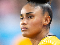 Houston Dash defender Tarciane Lima (3) participates in a match between Houston Dash and Chicago Red Stars at Shell Energy Stadium in Housto...