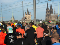 Thousands of people take part in the traditional Cologne Marathon in Cologne, Germany, on October 6, 2024. (