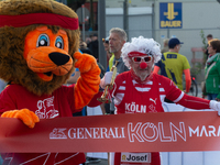 Thousands of people take part in the traditional Cologne Marathon in Cologne, Germany, on October 6, 2024. (