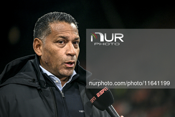 RKC trainer Henk Fraser is present during the match between Utrecht and RKC at Stadium de Galgenwaard in Utrecht, Netherlands, on October 5,...