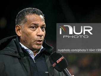 RKC trainer Henk Fraser is present during the match between Utrecht and RKC at Stadium de Galgenwaard in Utrecht, Netherlands, on October 5,...